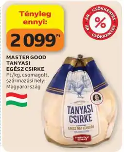 Auchan MASTER GOOD TANYASI EGÉSZ CSIRKE ajánlat