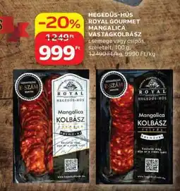 Auchan HEGEDŰS-HÚS ROYAL GOURMET MANGALICA VASTAGKOLBÁSZ ajánlat
