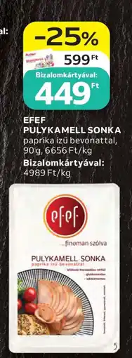 Auchan EFEF Pulykamell Sonka ajánlat