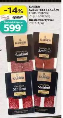 Auchan KAISER SZELETELT SZALÁMI ajánlat