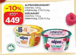 Auchan Alpro kókuszgurt ajánlat