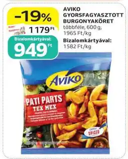 Auchan AVIKO GYORSFAGYASZTOTT BURGONYAKÖRET ajánlat