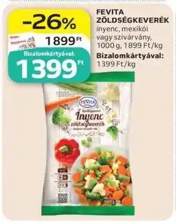 Auchan Fevita zöldségkeverék ajánlat