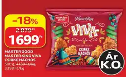 Auchan MASTER GOOD MASTER KING VIVA CSIRKE NACHÓS ajánlat