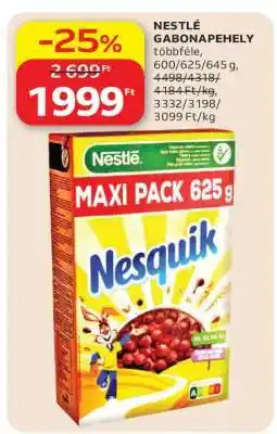 Auchan NESTLÉ Gabonapehely ajánlat