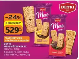 Auchan Detki Mese mézes keksz ajánlat
