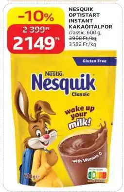 Auchan Nesquik Optistart Instant Kakaóitalpor ajánlat