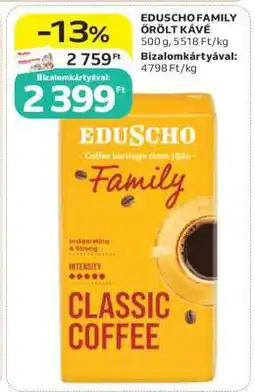 Auchan Eduscho Family őrölt kávé ajánlat