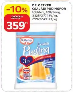 Auchan Dr. Oetker Családi Pudingpor ajánlat