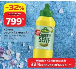 Auchan Kühne Uborkás Mustár ajánlat
