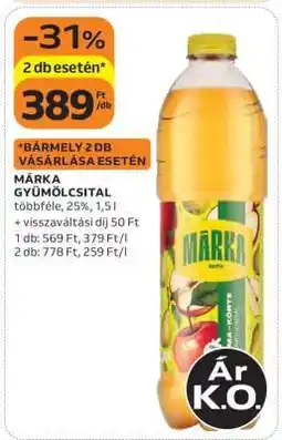 Auchan MÁRKA Gyümölcsital ajánlat