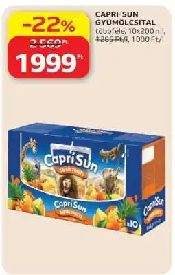 Auchan Capri-Sun Gyümölcsital ajánlat