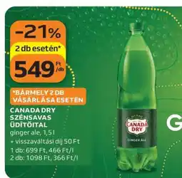 Auchan CANADA DRY SZÉNSAVAS ÜDÍTŐITAL ajánlat