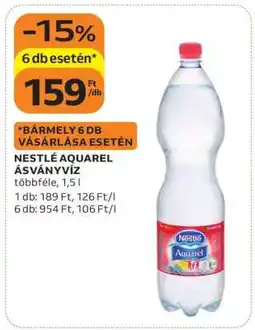 Auchan Nestlé Aquarel Ásványvíz ajánlat
