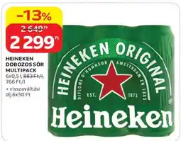 Auchan Heineken dobozos sör multipack ajánlat