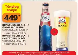 Auchan Kronenbourg Blanc Üveges Búzasör ajánlat