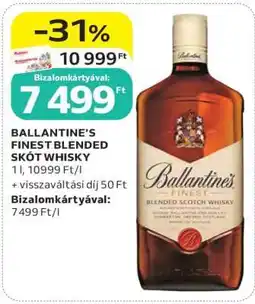 Auchan BALLANTINE’S FINEST BLENDED SKÓT WHISKY ajánlat