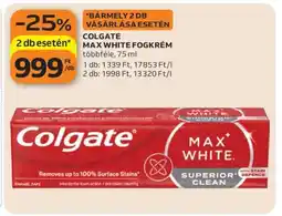 Auchan Colgate Max White Fogkrém ajánlat