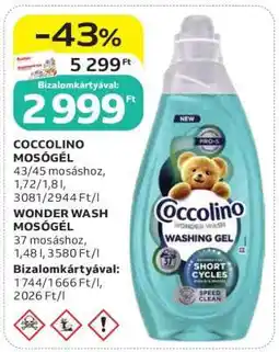 Auchan Coccolino Mosógél ajánlat