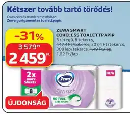 Auchan ZEWA SMART CORELESS TOALETTAPAPÍR ajánlat