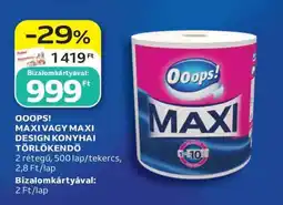 Auchan Ooops! Maxi vagy Maxi Design Konyhai Törlőkendő ajánlat