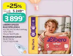 Auchan Libero Up&Go bugyipelenka ajánlat