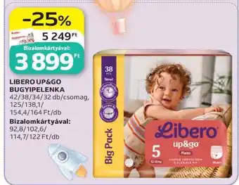 Auchan Libero Up&Go bugyipelenka ajánlat