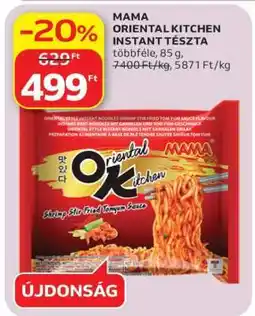 Auchan MAMA ORIENTAL KITCHEN INSTANT TÉSZTA ajánlat