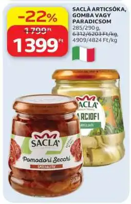 Auchan Saclà Articsóka, Gomba vagy Paradicsom ajánlat