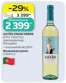Auchan GATÃO VINHO VERDE ajánlat