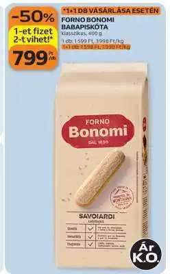 Auchan FORNO BONOMI BABAPISKÓTA ajánlat