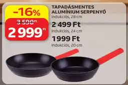 Auchan TAPADÁSMENTES ALUMÍNIUM SERPENYŐ ajánlat