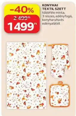 Auchan KONYHAI TEXTIL SZETT ajánlat