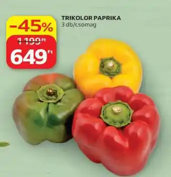 Trikolor Paprika