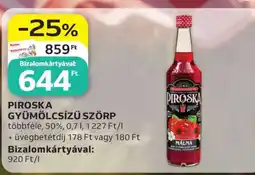 Auchan PIROSKA GYÜMÖLCSÍZŰ SZÖRP ajánlat