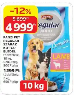 Auchan PANZI PET REGULAR SZÁRAZ KUTYA-ELEDEL ajánlat