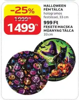 Auchan HALLOWEEN FÉM TÁLCA ajánlat