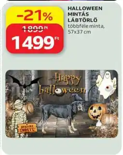 Auchan Halloween mintás lábtörlő ajánlat