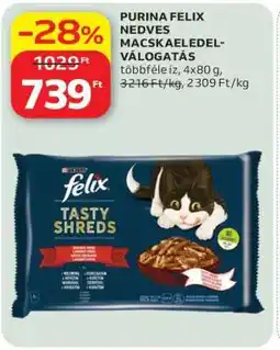 Auchan PURINA FELIX NEDVES MACSKAELEDEL-VÁLOGATÁS ajánlat