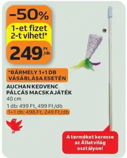 Auchan AUCHAN KEDVENC PÁLCÁS MACSKAJÁTÉK ajánlat