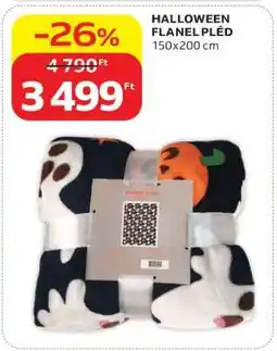 Auchan HALLOWEEN FLANEL PLÉD ajánlat