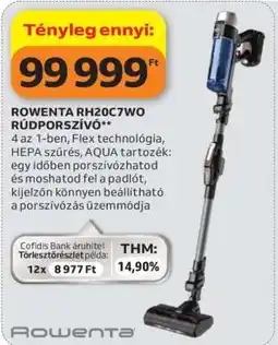 Auchan ROWENTA RH20C7WO RÚDPORSZÍVÓ ajánlat