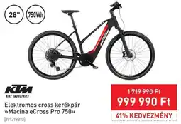 Intersport Ktm elektromos cross kerékpár macina ecross pro 750 ajánlat