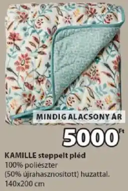 JYSK Kamille steppelt pléd ajánlat