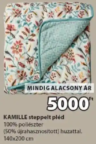 Kamille steppelt pléd