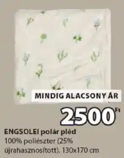 JYSK Engsolei polár pléd ajánlat