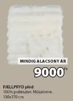JYSK Fjellpryd pléd ajánlat