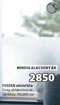 JYSK Fossen ablakfólia ajánlat