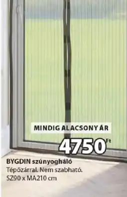JYSK Bygdin szúnyogháló ajánlat