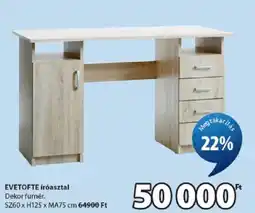JYSK Evetofte írásztal ajánlat